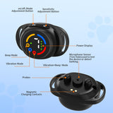 NNEDSZ Smart Waterproof Anti-Bark Device, Mini Dog Training Collar with Color Screen