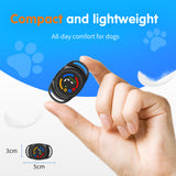 NNEDSZ Smart Waterproof Anti-Bark Device, Mini Dog Training Collar with Color Screen