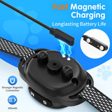 NNEDSZ Smart Waterproof Anti-Bark Device, Mini Dog Training Collar with Color Screen
