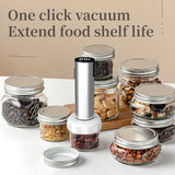 NNEDSZ Handheld Vacuum Sealer for Food Preservation, Portable Vacuum Pump for Bags and Mason Jars