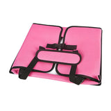 NNEDSZ Pink Kids Travel Tray with Storage, Car Seat Organizer for Toys and Snacks