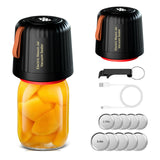 NNEDSZ Standard Edition Electric Mason Jar Vacuum Sealer Kit - Automatic Food Preservation System with Wine Stopper & Bags