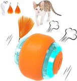 NNEDSZ Interactive Electric Cat Toy Ball – Rechargeable Smart Rolling Pet Ball