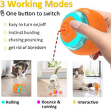NNEDSZ Interactive Electric Cat Toy Ball – Rechargeable Smart Rolling Pet Ball