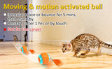 NNEDSZ Interactive Electric Cat Toy Ball – Rechargeable Smart Rolling Pet Ball