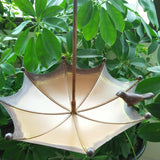 NNEDSZ Umbrella-Shaped Bird Feeder - Metal Hanging Garden Decoration