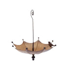 NNEDSZ Umbrella-Shaped Bird Feeder - Metal Hanging Garden Decoration