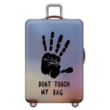 NNEDSZ L 25-28 Inch Elastic Luggage Cover with Zipper, Travel Suitcase Protector, Scratch Resistant Luggage Cover