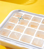 NNEDSZ Blue Eco-Friendly Large Capacity Food-Grade Ice Cube Tray with Lid