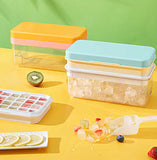 NNEDSZ Pink Eco-Friendly Large Capacity Food-Grade Ice Cube Tray with Lid