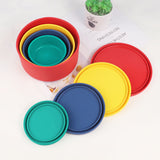 NNEDSZ Red (2100ml) Dopamine-Style Food-Grade Lunch Box - Microwave Safe Fruit & Meal Storage Container