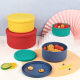 NNEDSZ Yellow (1300ml) Dopamine-Style Food-Grade Lunch Box - Microwave Safe Fruit & Meal Storage Container