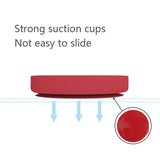 NNEDSZ Red Silicone Slow Feeder Bowl for Dogs - Anti-Choking Christmas-Themed Lick Mat
