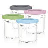 NNEDSZ Four-color Set Durable Food Storage Containers – Multi-Color BPA-Free Airtight Containers