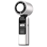 NNEDSZ White Portable Handheld High-Speed Cooling Fan - Perfect for Outdoor Camping