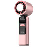 NNEDSZ Pink Portable Handheld High-Speed Cooling Fan - Perfect for Outdoor Camping