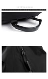 NNEDSZ Black Business Casual Laptop Backpack with USB Charging Port - Travel, Work, and Student Use