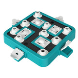 NNEDSZ Blue-green Interactive Slow Feeder Puzzle Toy for Dogs - Durable Pet Food Dispenser Bowl