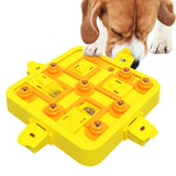 NNEDSZ Blue-green Interactive Slow Feeder Puzzle Toy for Dogs - Durable Pet Food Dispenser Bowl