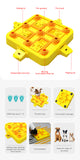 NNEDSZ Green Interactive Slow Feeder Puzzle Toy for Dogs - Durable Pet Food Dispenser Bowl