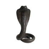 NNEDSZ Black Decorative Resin Cobra Statue - Unique Animal Figurine for Home Decor & Creative Gifts