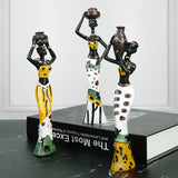 NNEDSZ Green Women's Compassion 3-Pack - African-Style Home Decor Accents for Tabletop and Shelf Display