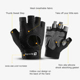 NNEDSZ S Pink Fingerless Sports Gloves - Non-Slip Silicone Palm Pads for Cycling, Weightlifting, and Fitness Training
