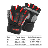 NNEDSZ L White Fingerless Workout Gloves with Wrist Support - Non-Slip, Breathable Gym Gloves for Weightlifting and Cycling