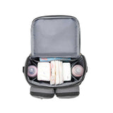 NNEDSZ Black Universal Stroller Organizer Bag - Multi-Pocket Hanging Storage Bag for Baby Essentials