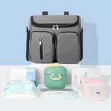 NNEDSZ Pink Universal Stroller Organizer Bag - Multi-Pocket Hanging Storage Bag for Baby Essentials