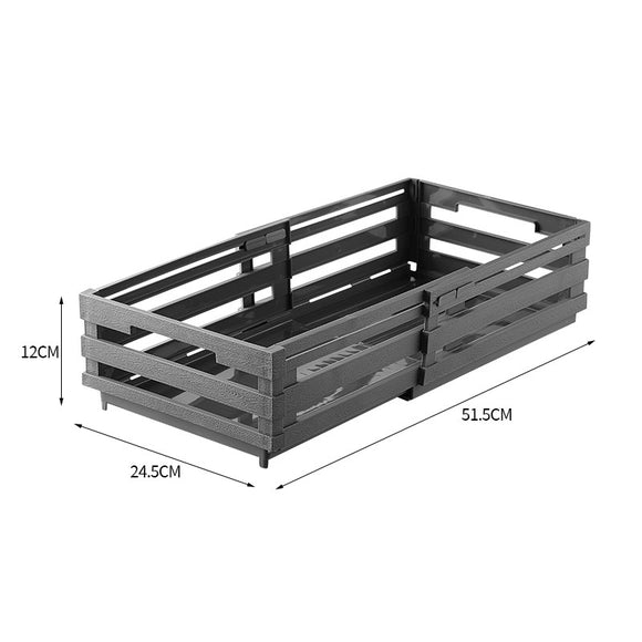 NNEDSZ Grey Foldable Industrial Storage Crates - Portable Outdoor Collapsible Storage Box for Home and Travel