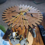 NNEDSZ Wooden Kumihimo Marudai Stand – Craft Tool for Braiding and Creative Cord Making