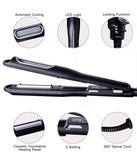 NNEDSZ Gold Automatic Hair Crimper - Professional Ceramic Hair Styling Tool for Cornrow and Textured Waves