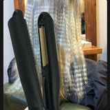 NNEDSZ Silver Automatic Hair Crimper - Professional Ceramic Hair Styling Tool for Cornrow and Textured Waves