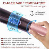NNEDSZ 2-in-1 Hair Straightener and Curler – Ceramic Ionic Hair Styling Tool for Smooth and Wavy Hair