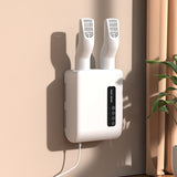 NNEDSZ White Wall-Mounted Intelligent Shoe Dryer - 360° Warm Air Fast Drying System with Constant Temperature