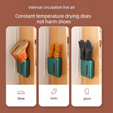 NNEDSZ White Wall-Mounted Intelligent Shoe Dryer - 360° Warm Air Fast Drying System with Constant Temperature