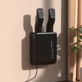 NNEDSZ Black Wall-Mounted Intelligent Shoe Dryer - 360° Warm Air Fast Drying System with Constant Temperature