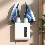 NNEDSZ Green Wall-Mounted Intelligent Shoe Dryer - 360° Warm Air Fast Drying System with Constant Temperature