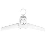 NNEDSZ Grey Portable Intelligent Clothes Drying Hanger - Quick Drying with 3D Airflow for Travel and Home