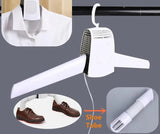NNEDSZ Grey Portable Intelligent Clothes Drying Hanger - Quick Drying with 3D Airflow for Travel and Home