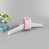 NNEDSZ Pink Portable Intelligent Clothes Drying Hanger - Quick Drying with 3D Airflow for Travel and Home