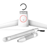 NNEDSZ Pink Portable Intelligent Clothes Drying Hanger - Quick Drying with 3D Airflow for Travel and Home
