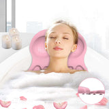 NNEDSZ White Silicone Bath Pillow - Ergonomic Design with Suction Cups for Comfortable Bathtub Support