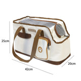 NNEDSZ Toast Large Capacity Cat Carrier Bag - Soft-Sided Pet Travel Tote with Top Zipper Opening