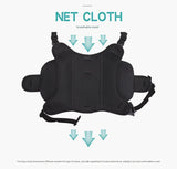 NNEDSZ Green Reflective Dog Saddle Harness with Storage Bags - Adjustable Pet Backpack for Outdoor Adventures