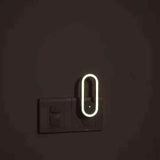 NNEDSZ White Ultrasonic Mosquito Repellent Night Light - Sleep-Friendly LED Wall Lamp