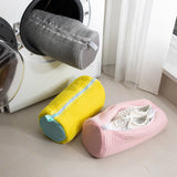 NNEDSZ Pink Shoe Laundry Bags - Mesh Protective Washing Bags for Shoes with Zipper Design