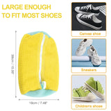 NNEDSZ Pink Shoe Laundry Bags - Mesh Protective Washing Bags for Shoes with Zipper Design