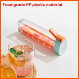 NNEDSZ Green Ice Cube Maker Bottle - Portable and Easy-Release Ice Cube Tray for Drinks